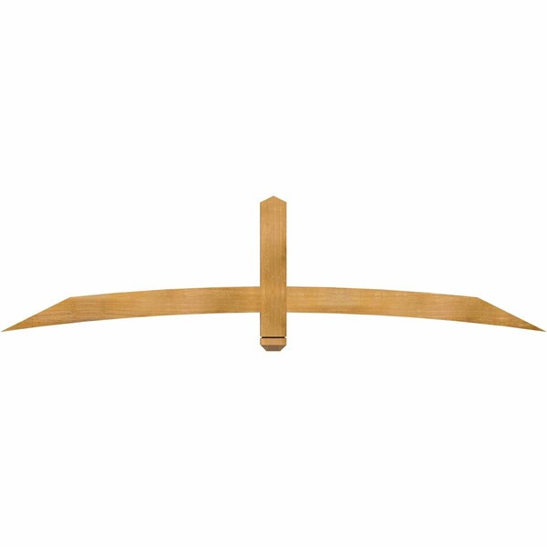Ekena Millwork Bellingham Rough Sawn Timber Gable Bracket, Western Red Cedar, 84"W x 21"H x 2"D x 4"F, 6/12 Pitch GBW084X21X0204BEL00RWR - main